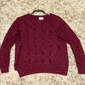 Maroon sweater